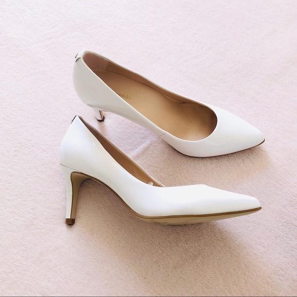 New Kate Spade New York Vida White Pumps Heels 6.5 - Picture 2 of 9
